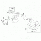 TE 300 ENGINE Электрический стартер