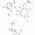 FC 250 CHASSIS Глушитель