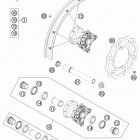 TC 85 CHASSIS Переднее колесо