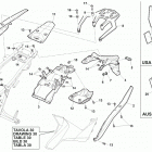 TR 650 Terra-TR 650 Strada Rear panel, fenders