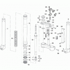 WR-WR USA 250-WR-WR USA 300 Front fork assembly