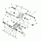 WR-WR USA 250-WR-WR USA 300 Rear suspension linkage