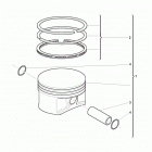 TR 650 Terra-TR 650 Strada Поршни