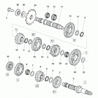 TR 650 Terra-TR 650 Strada Gearbox