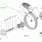 WR-WR USA 250-WR-WR USA 300 Заднее колесо