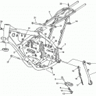 WR-WR USA 250-WR-WR USA 300 Frame, foot rests