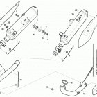 TR 650 Terra-TR 650 Strada Глушитель