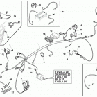 TE 449-TE 511 Main wiring harness, electrical parts