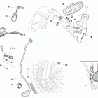 TE 449-TE 511 Digital instrument, blinkers, horn