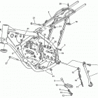 WR-WR USA 250-WR-WR USA 300 Frame, foot rests