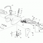 WR-WR USA 250-WR-WR USA 300 Gas tank, panel