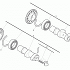 TXC 449-TXC 511 Intake-exhaust camshaft