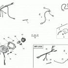 WR 125-CR 125 Main wiring harness, electrical parts