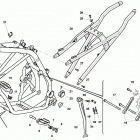 TE 449-TE 511 Frame, foot rests