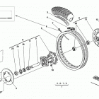WR-WR USA 250-WR-WR USA 300 Заднее колесо