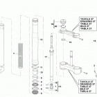 TE 449-TE 511 Front fork assembly 2  /  2
