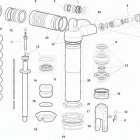WR 125-CR 125 Rear suspension (wr 125-cr 125-cr u.s.a. 150)