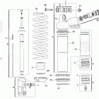 TE-TXCi-TC 250-TE 310 Rear suspension (te 250 - te 310)