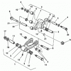 WR-WR USA 250-WR-WR USA 300 Rear suspension linkage