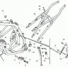 TXC449 - TXC511 Frame, foot rests