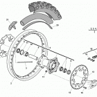 TXC449 - TXC511 Заднее колесо
