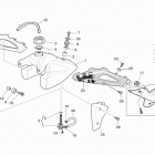 WR-WR USA 250-WR-WR USA 300 Gas tank, panel
