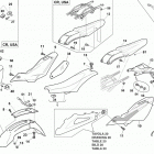 WR 125-CR 125 Panel, fenders, seat, plate holder (wr 125-cr 125-...