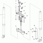TE 449 - TE 511 Front fork assembly 1  /  2