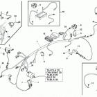 TE 449 - TE 511 Main wiring harness, electrical parts