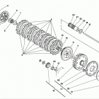 WR 125-CR 125 Clutch, primary drive (wr 125-cr 125-cr u.s.a. 150...