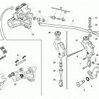 SMR 449 - SMR 511 Rear hydraulic brake