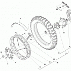 CR 65 Заднее колесо