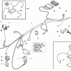TC 449 Main wiring harness, electrical parts