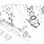 WR 125-CR 125 Cylinder head, cylinder, piston, crankshaft (wr 12...