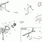 WR 125-CR 125 Main wiring harness, electrical parts