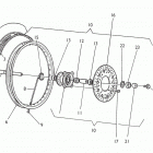 TC 450 - TXC 450-510-TE 310-450-510-SMR 450-510 Front wheel (smr 450-510)