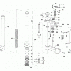 WR 125-CR 125 Front fork assembly (wr 125)