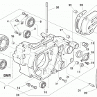 TC 450 - TXC 450-510-TE 310-450-510-SMR 450-510 L.h. half crankcase