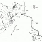 TC 450 - TXC 450-510-TE 310-450-510-SMR 450-510 Front hydraulic brake (smr 450-510)