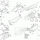 WR-WR USA 250-WR-WR USA 300 Panel, fenders, seat