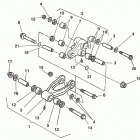 WR-WR USA 250-WR-WR USA 300 Rear suspension linkage