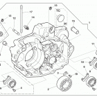 TC 450 - TXC 450-510-TE 310-450-510-SMR 450-510 R.h. half crankcase