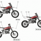 WR-WR USA 250-WR-WR USA 300 Tranfers (colour code g) (wr-wr usa 250)