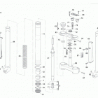 WR-WR USA 250-WR-WR USA 300 Front fork assembly