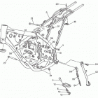WR-WR USA 250-WR-WR USA 300 Frame, foot rests