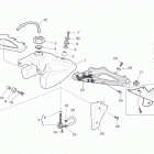WR-WR USA 250-WR-WR USA 300 Gas tank, panel