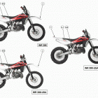 WR-WR USA 250-WR-WR USA 300 Tranfers (colour code g) (wr-wr usa 300)