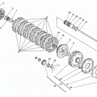 WR 125-CR 125 Clutch, primary drive