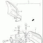 LT-F250 Quad Runner 2WD Knuckle cover (optional)