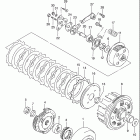 LT-F250 Quad Runner 2WD Сцепление